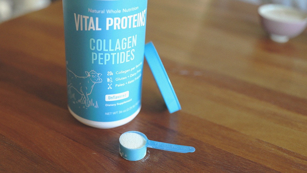 Vital Protein Collagen Peptide Powder with Scoop