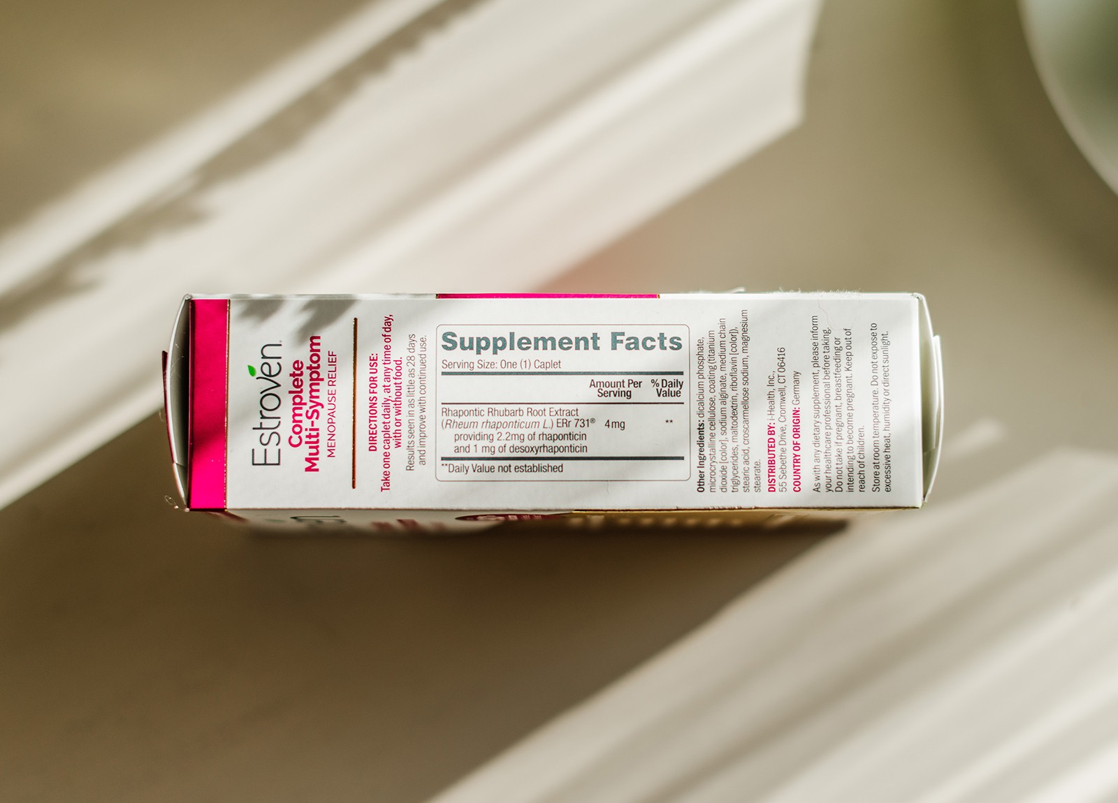 Estroven Supplement Facts