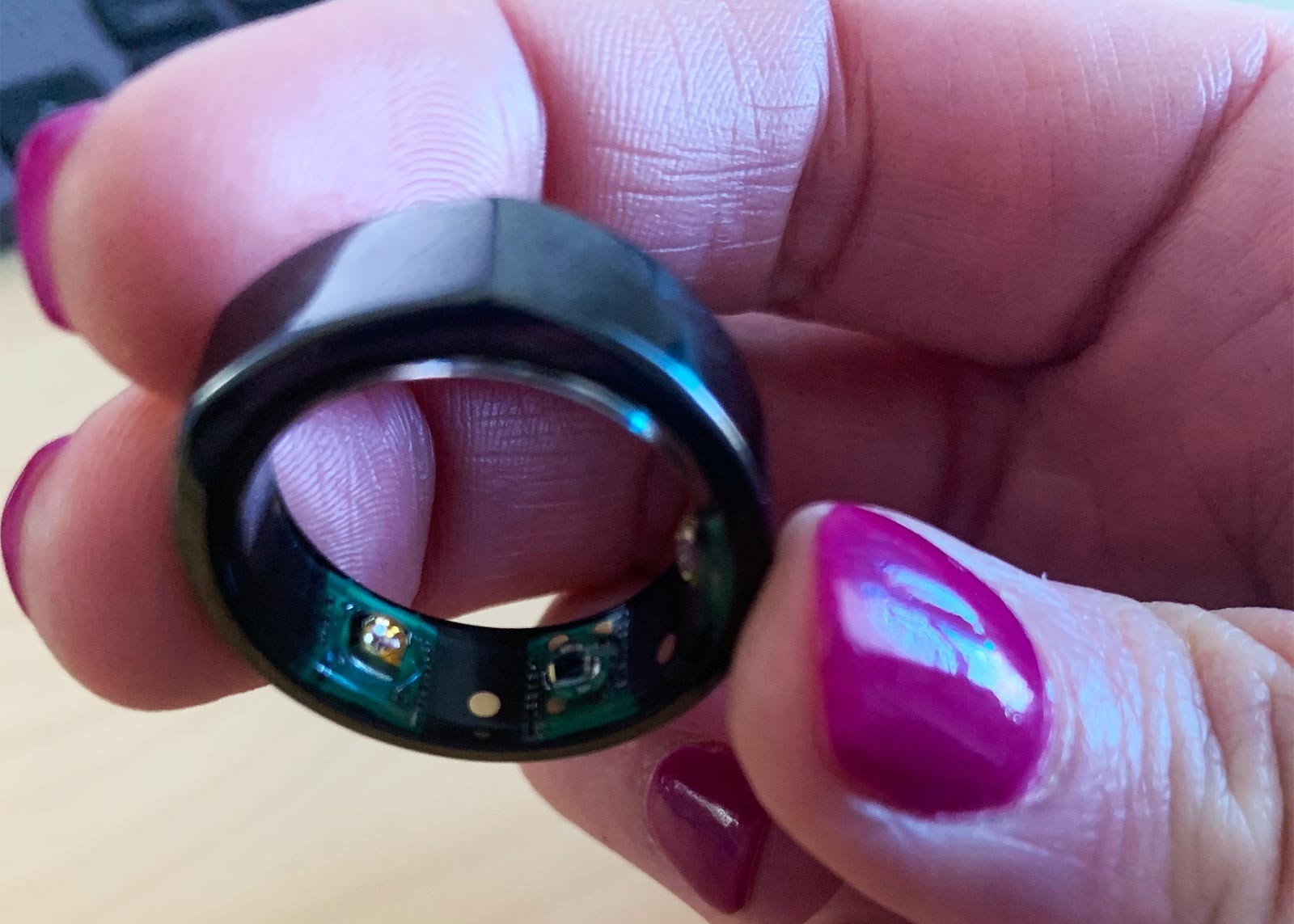 Oura Ring close-up Oura Ring close-up